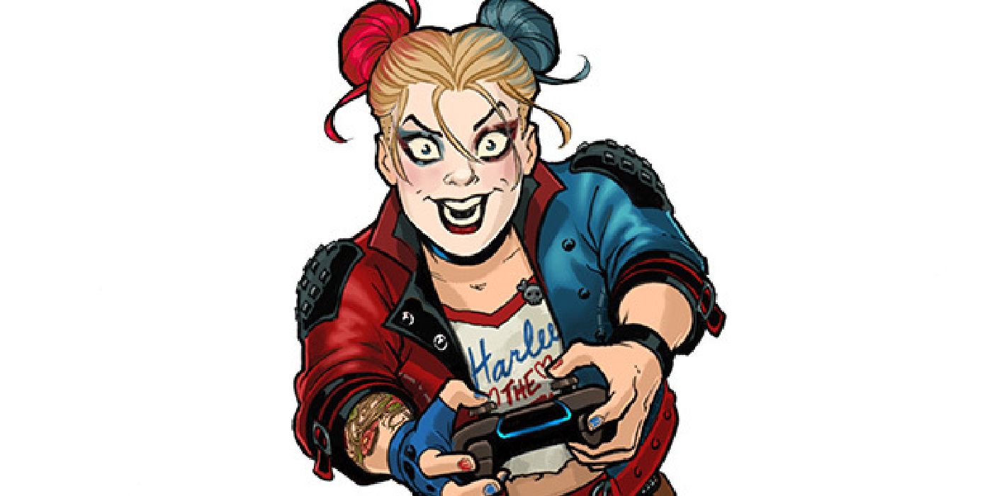 Harley with a video game controller