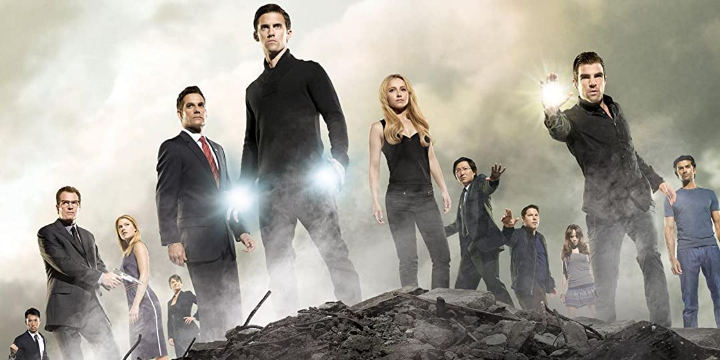 An image of the cast of Heroes.