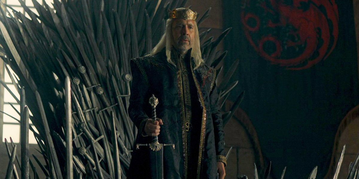 Paddy Considine as King Viserys Targaryen in House of the Dragon.