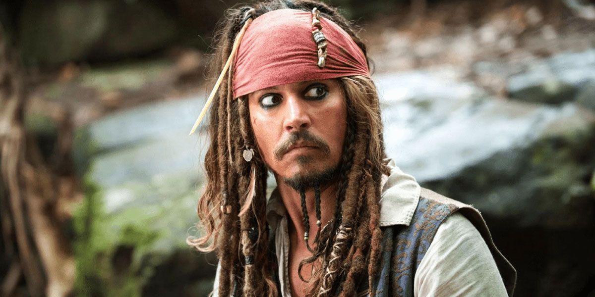 Jack Sparrow in Pirates Of The Caribbean.