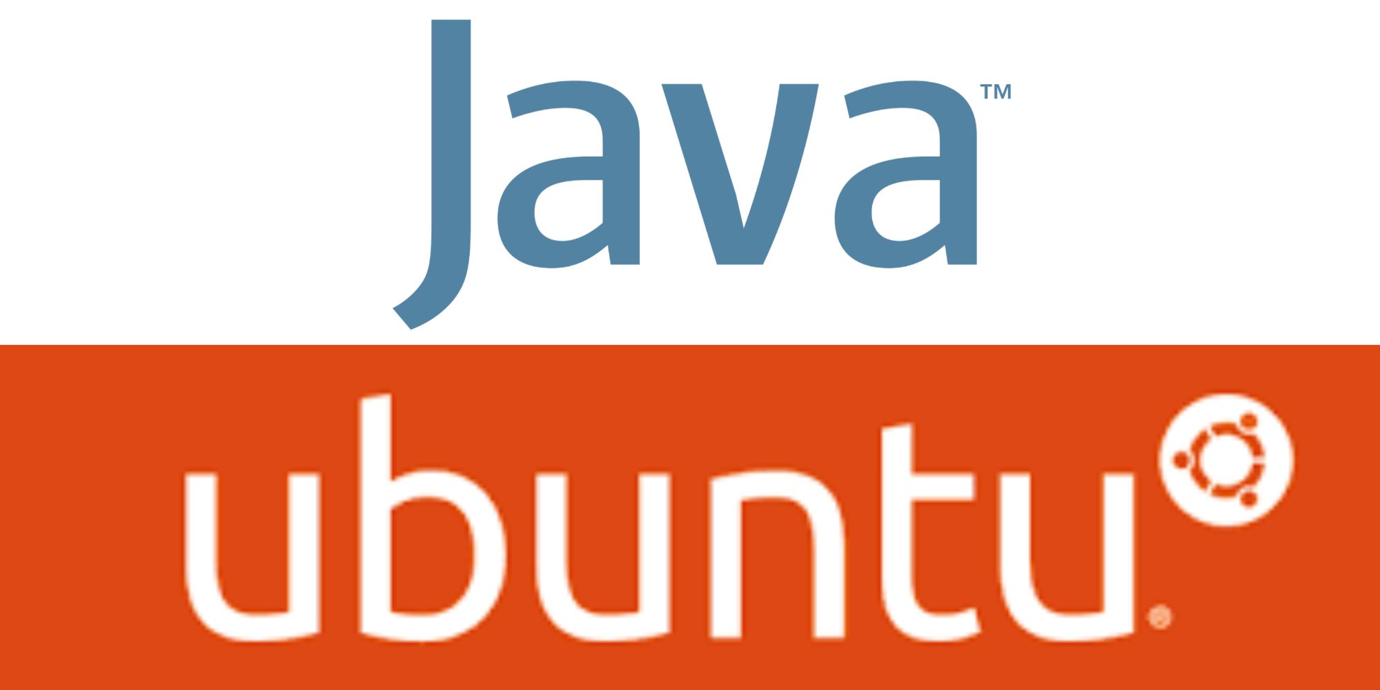Java and Ubuntu logo collage.