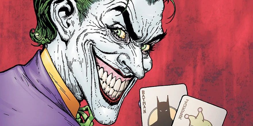 Joker Holding Cards And Smiling in DC Comics