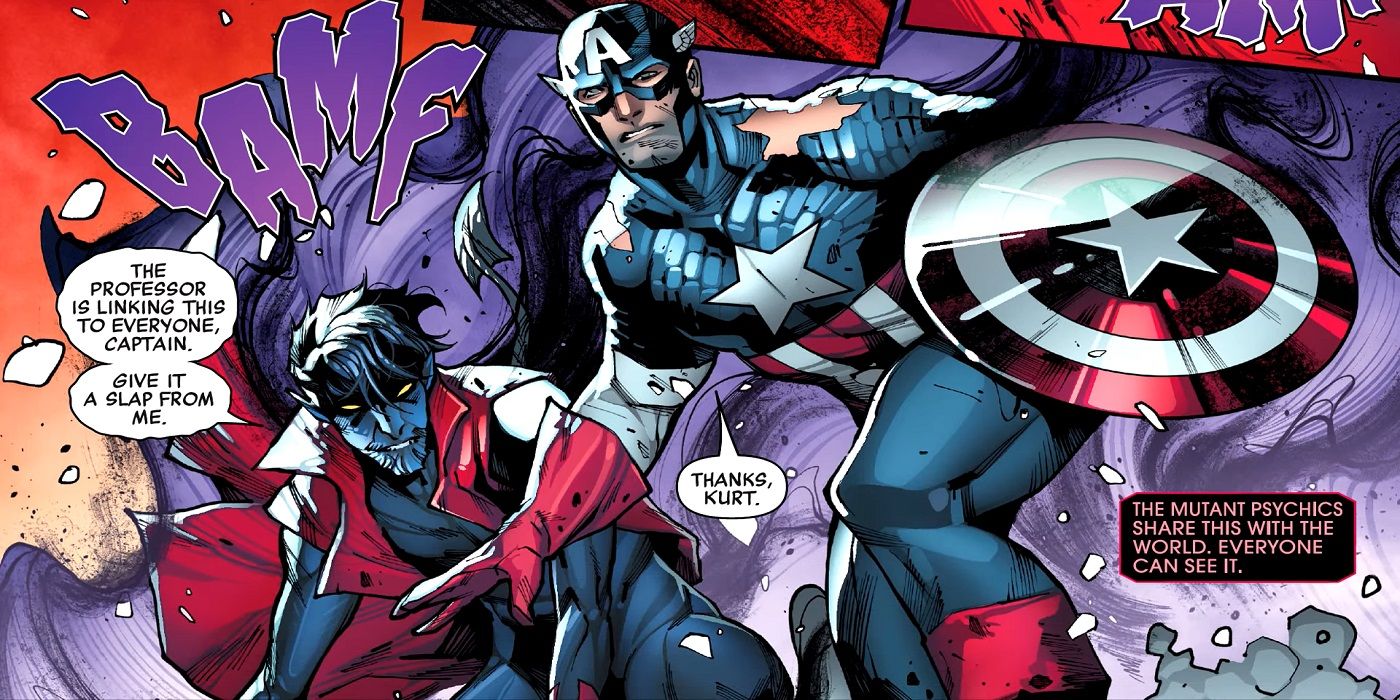 Judgment Day #5 Nightcrawler and Captain America
