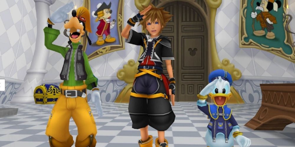Sora, Donald Duck, and Goofy are reporting for duty in Kingdom Hearts II