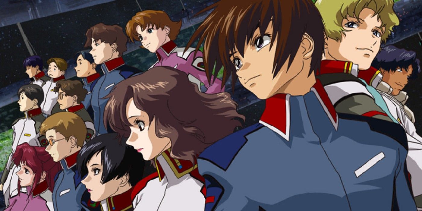 Kira and the Archangel crew in Mobile Suit Gundam SEED