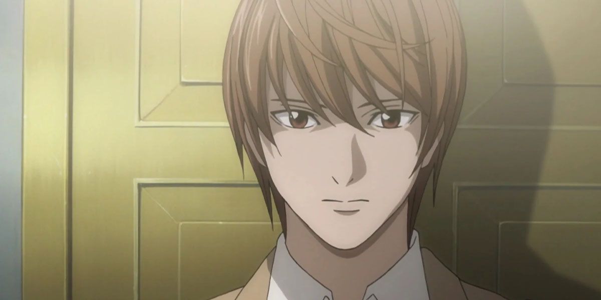 Light Yagami, the protagonist of Death Note, pondering his circumstances.