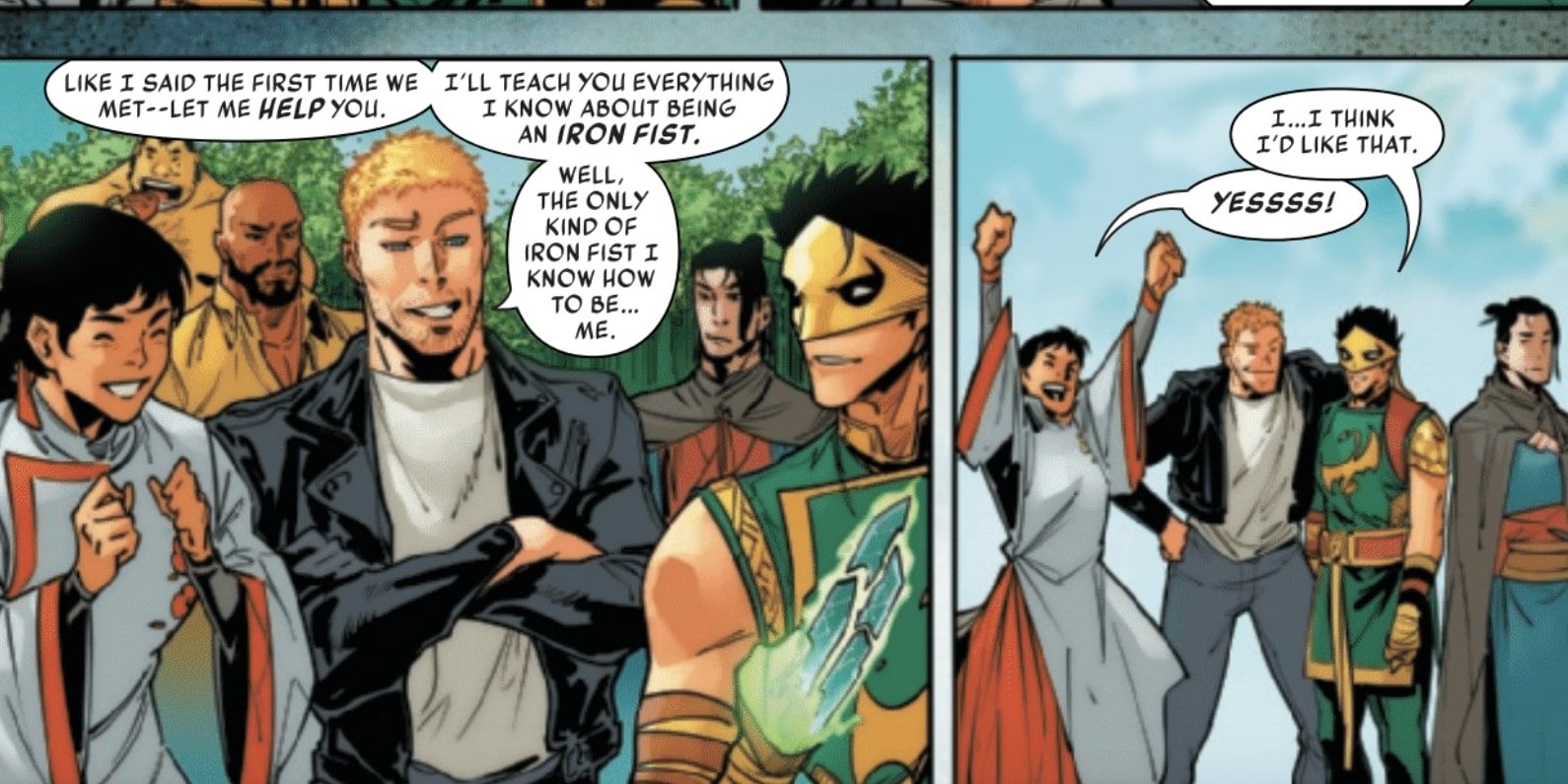 Sword Master Finally Accepted the Mantle of the Immortal Iron Fist