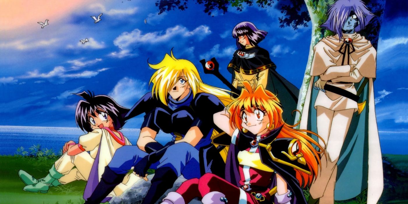 Lina Inverse And Cast Relax In Slayers Anime