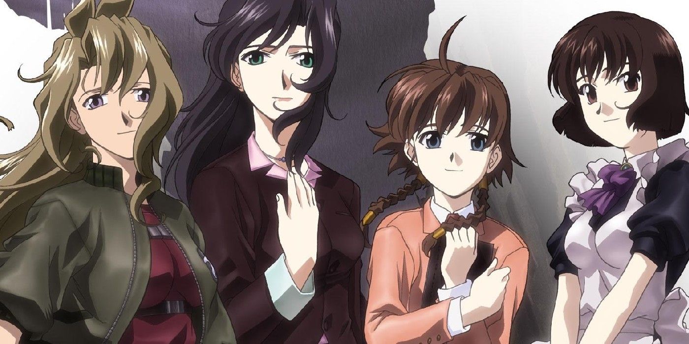 Madlax Margaret Vanessa and Elenore together in Madlax