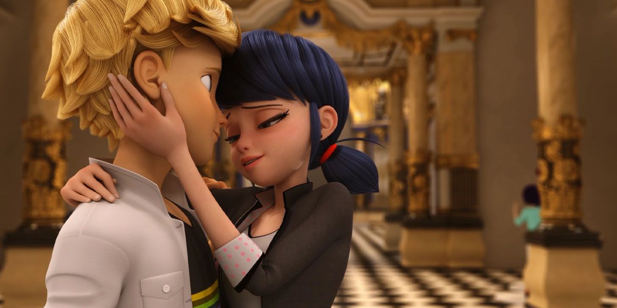 Marinette Dupain-Cheng And Adrian Agreste In Miraculous Ladybug