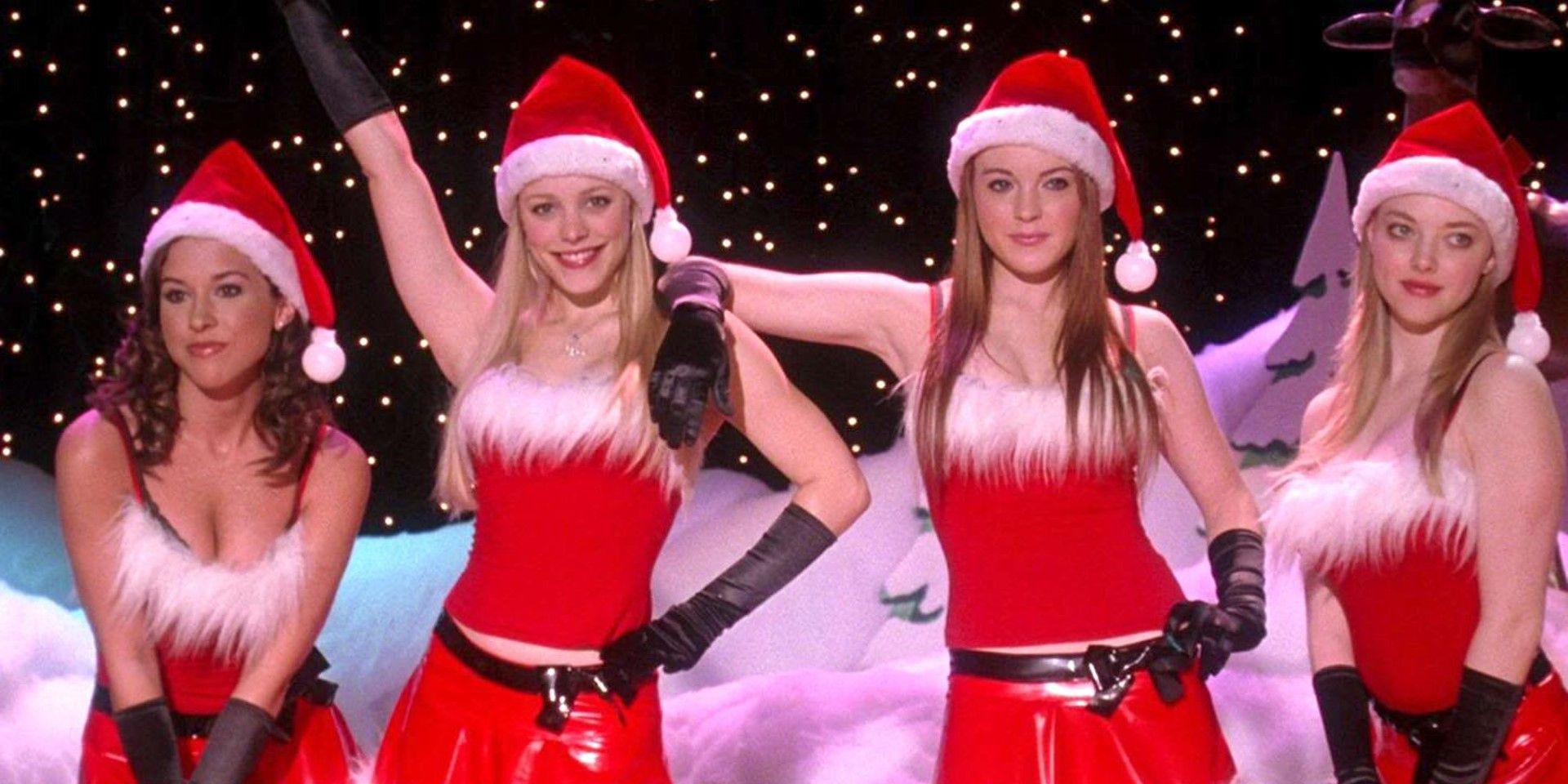 Cady, Regina, and the Plastics perform in Mean Girls