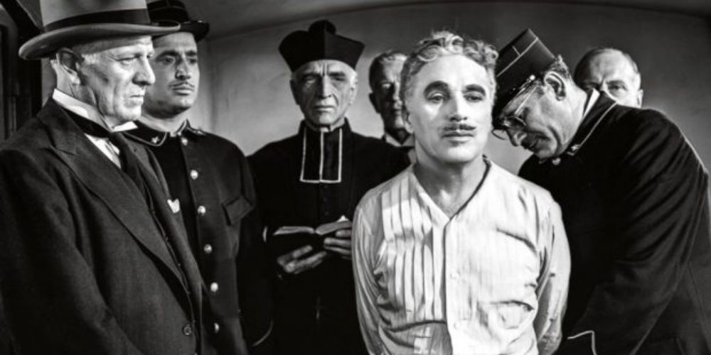 Chaplin on death row in Monsieur-Verdoux