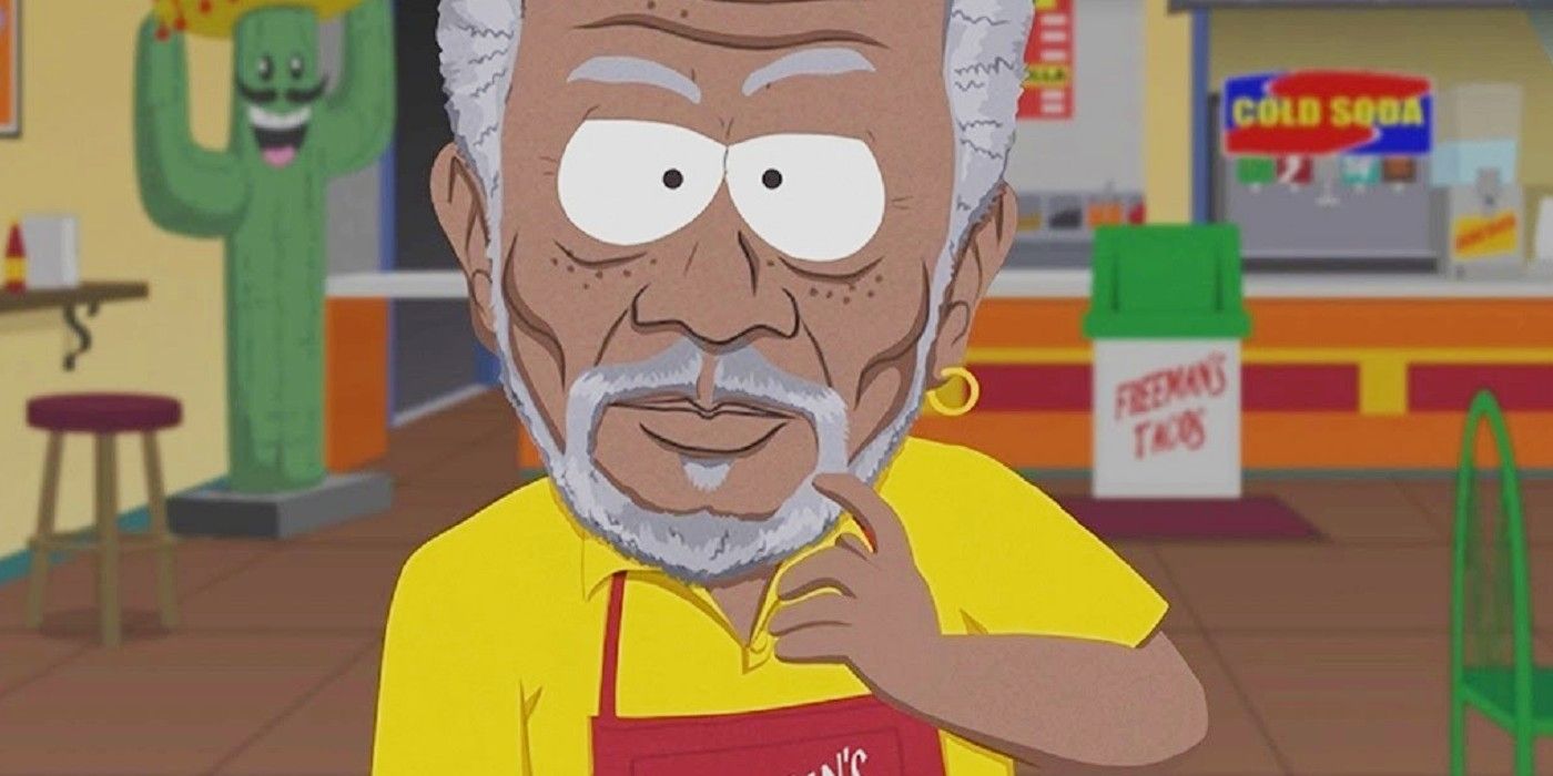 Morgan Freeman se prépare au combat dans South Park The Fractured but Whole.