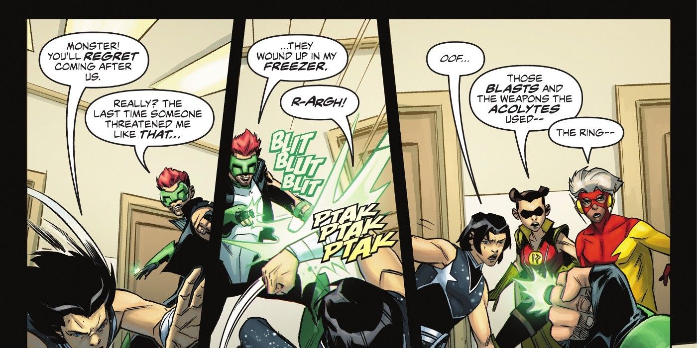 Multiversity Teen Justice 4 Kyle Rayner Green Lantern fridging reference Earth-11