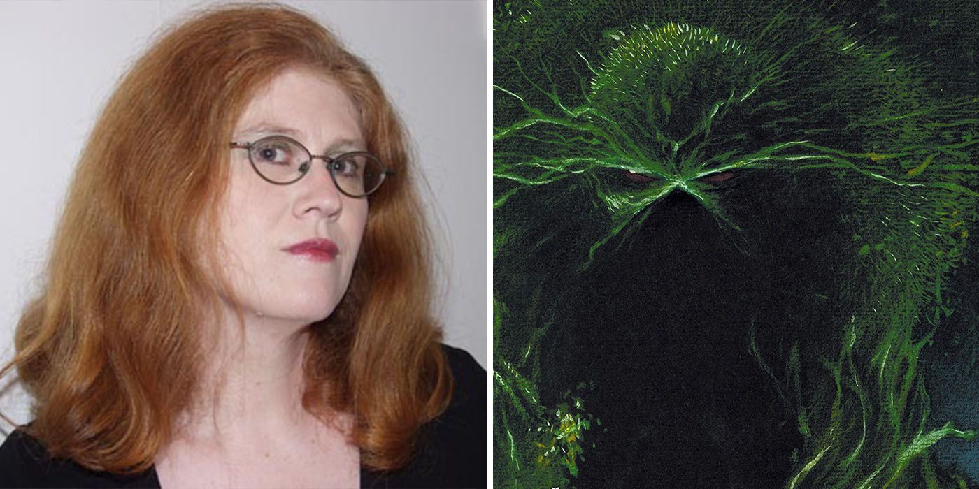 split image Nancy Collins with Swamp Thing from DC Comics