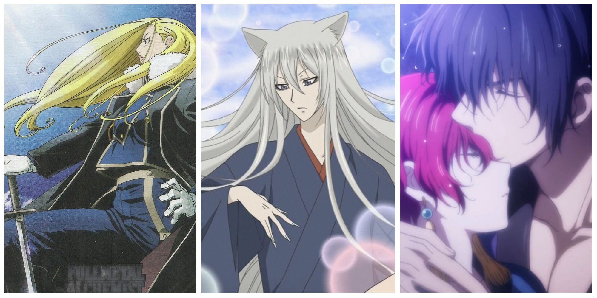 Olivier Armstrong Fullmetal Alchemist. Tomoe Kamisama Kiss. Hak and Yona Yona of the Dawn.