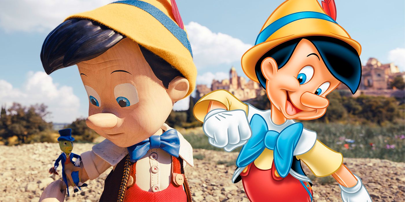 Pinocchio saves Geppetto in the end