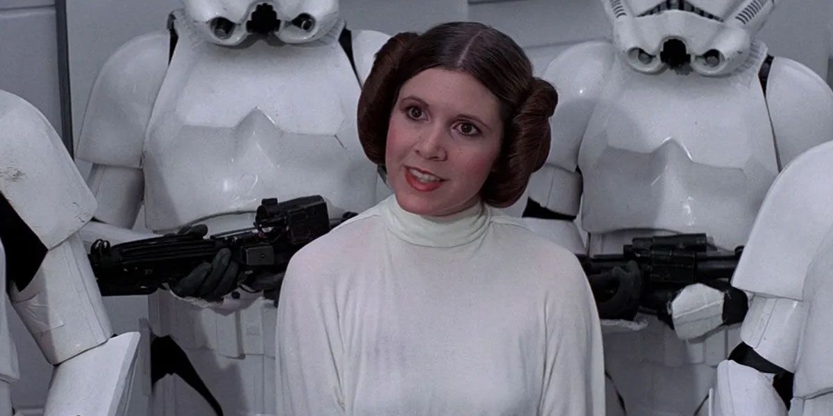 Princess Leia And Stormtroopers In Star Wars A New Hope