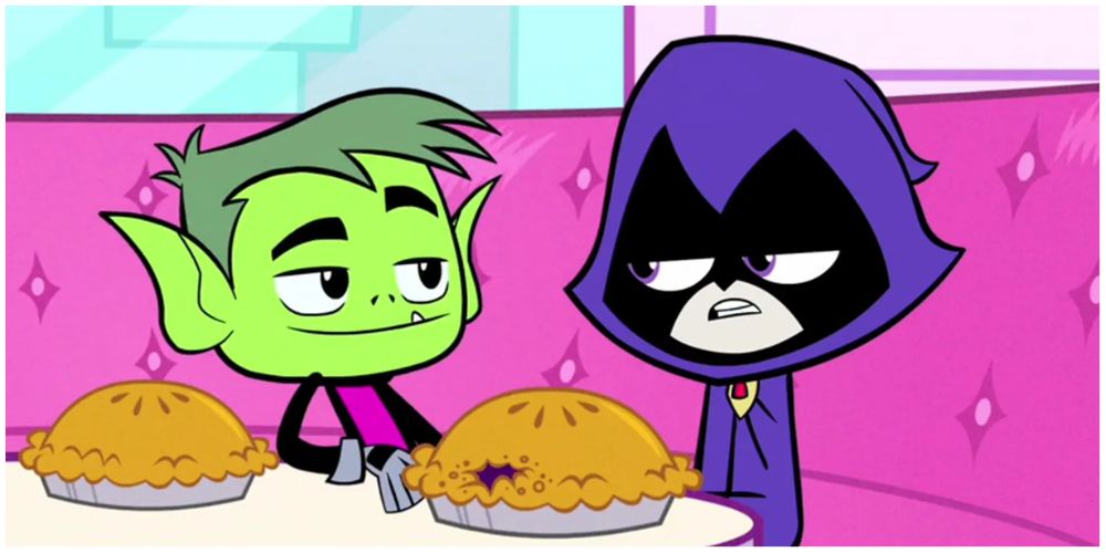 Raven and Beast Boy in Teen Titans Go!