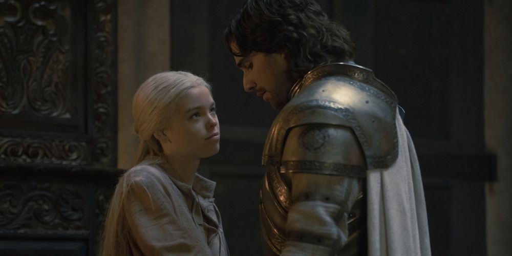 Rhaenyra Targaryen and Criston Cole's love scene from House of the Dragon
