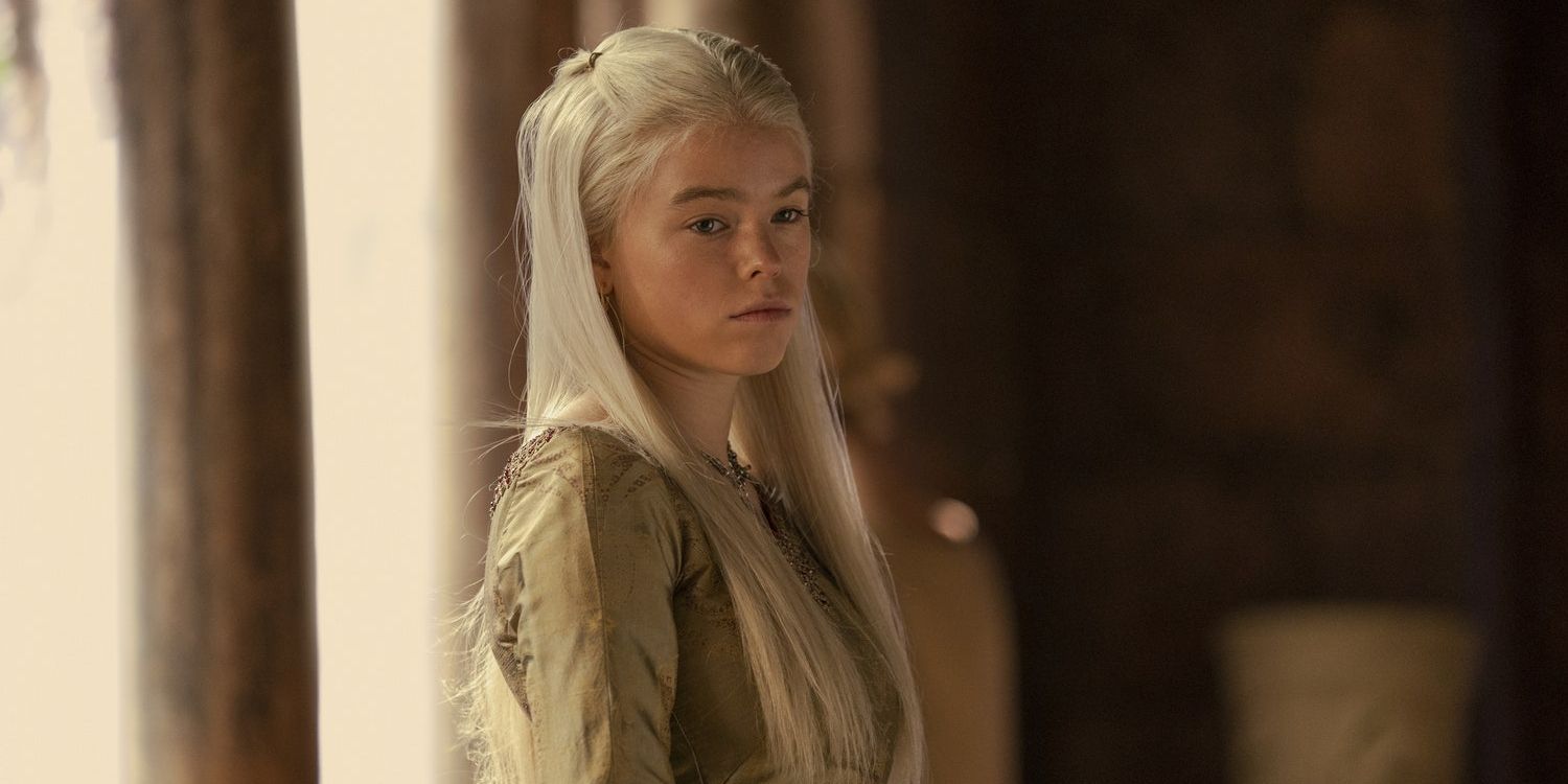 A jovem Rhaenyra Targaryen de House of the Dragon interpretada por Milly Alcock