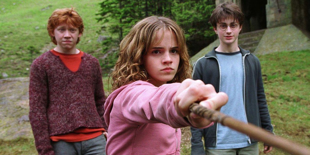 Ron Weasley, Harry Potter, And Hermione Granger In Harry Potter And The Prisoner Of Azkaban