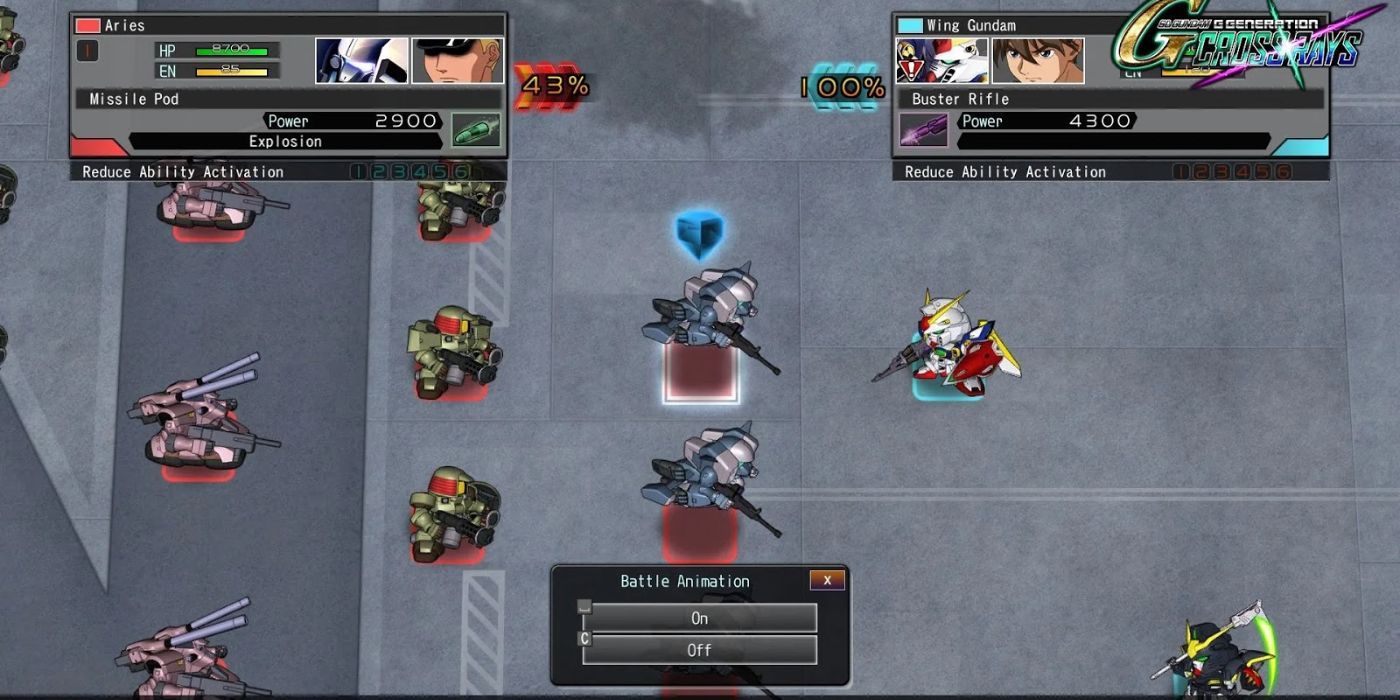 SD Gundam G Generation Cross Rays – a turn-based gundam battle game