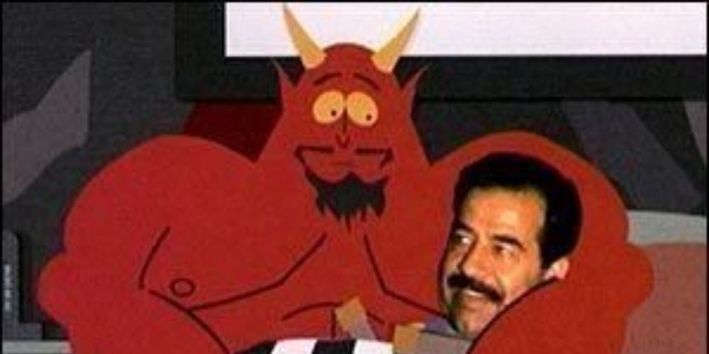 Satan with Saddam