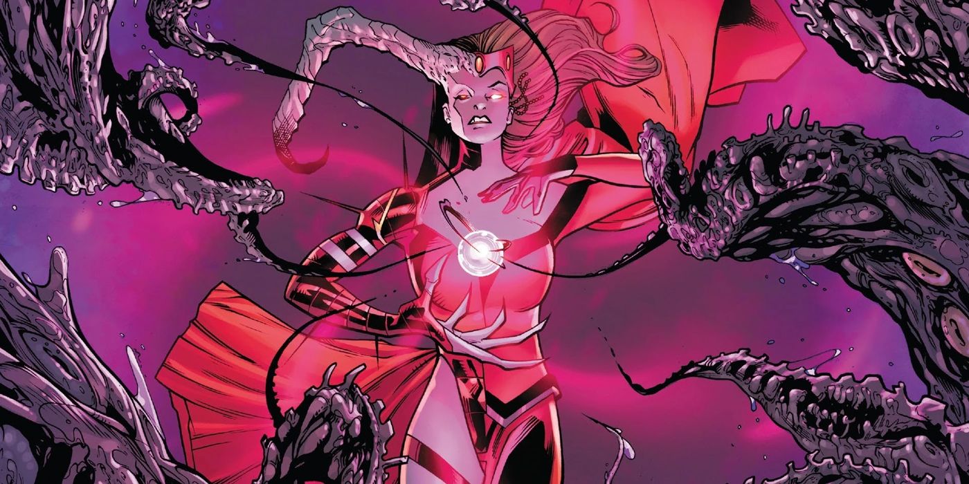 Scarlet Witch possessing Chthon
