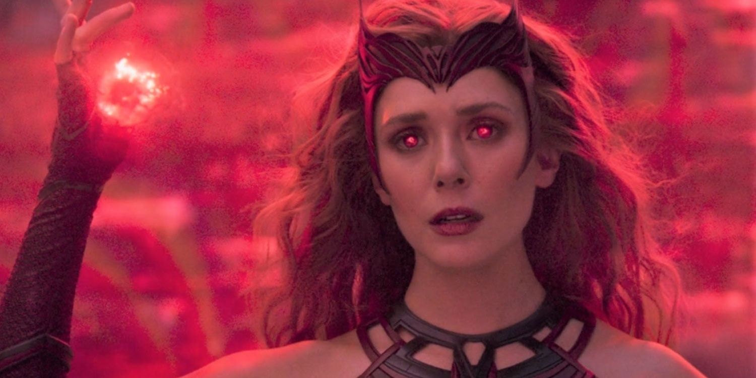 Scarlet Witch with energy.