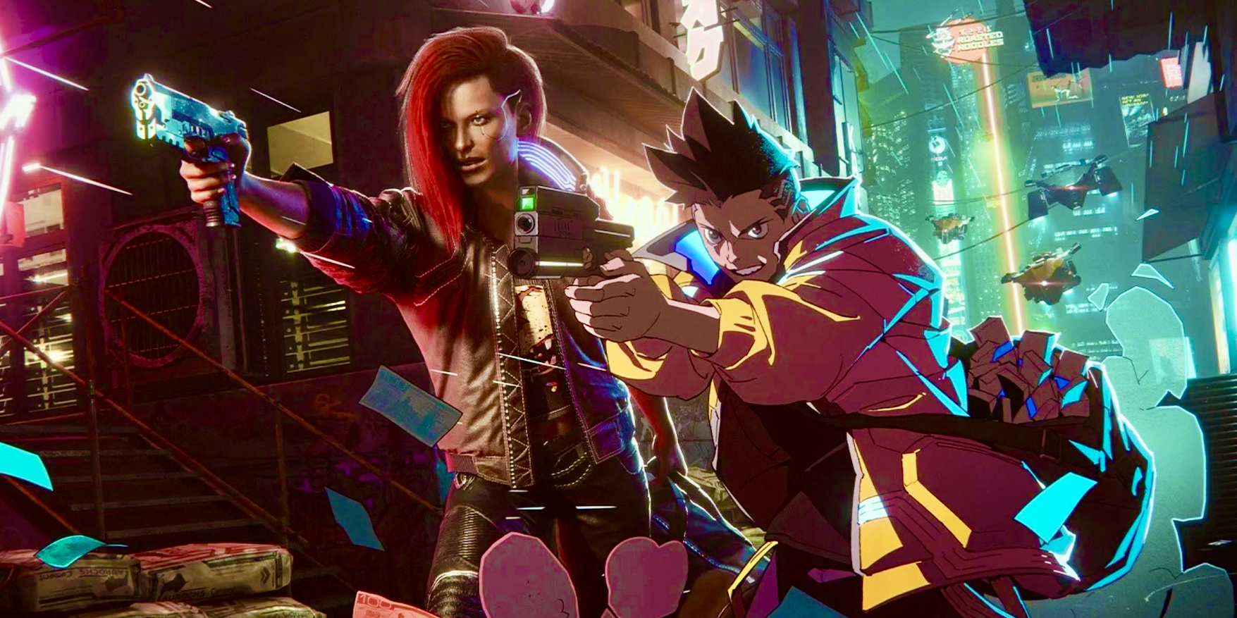 RPGFan (dot com) on X: #Cyberpunk2077 has some amazing mods for V to  resemble Cyberpunk Edgerunners's leads: Lucy and David!💛It's not often an  anime feels so much like the video game its