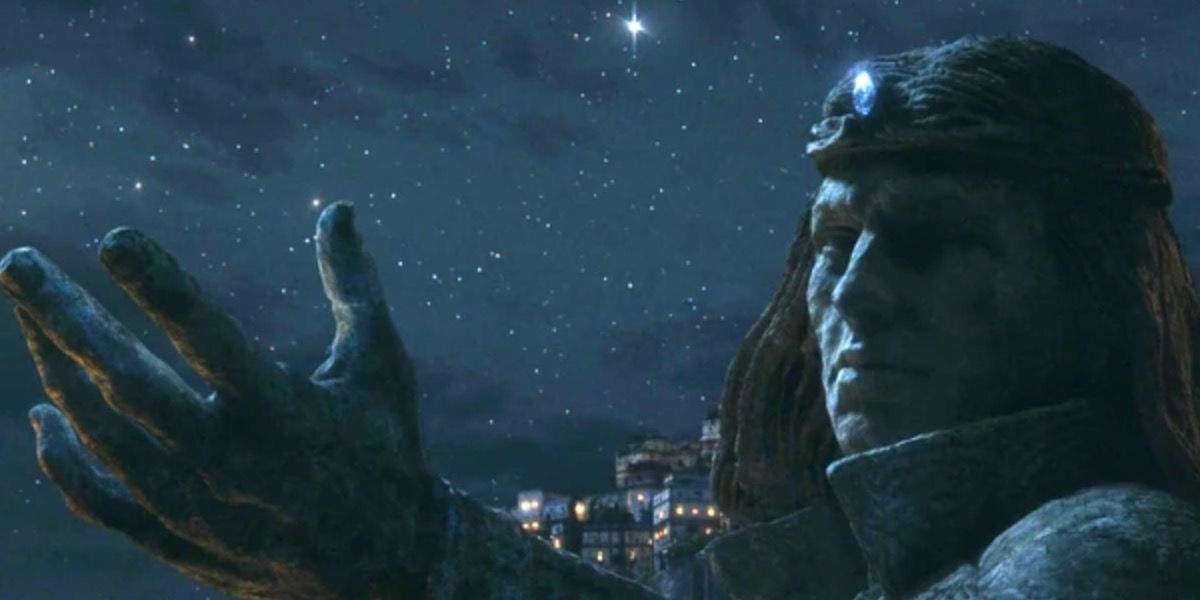 A statue of Earendil at Númenor harbor in Rings of Power