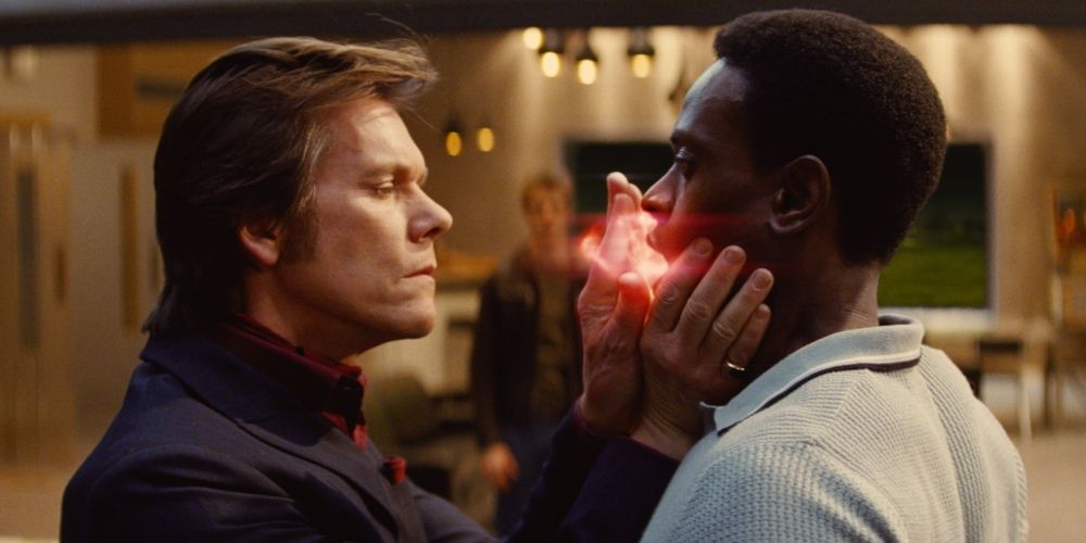 Sebastian Shaw kills Darwin with an energy blast in X-Men: First Class
