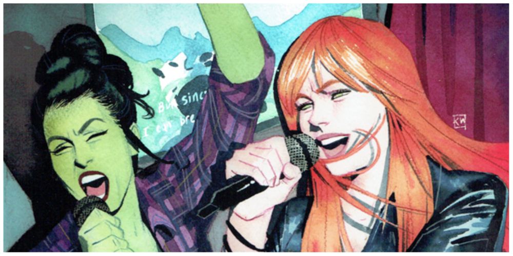 She-Hulk & Hellcat Sing Karaoke After Work