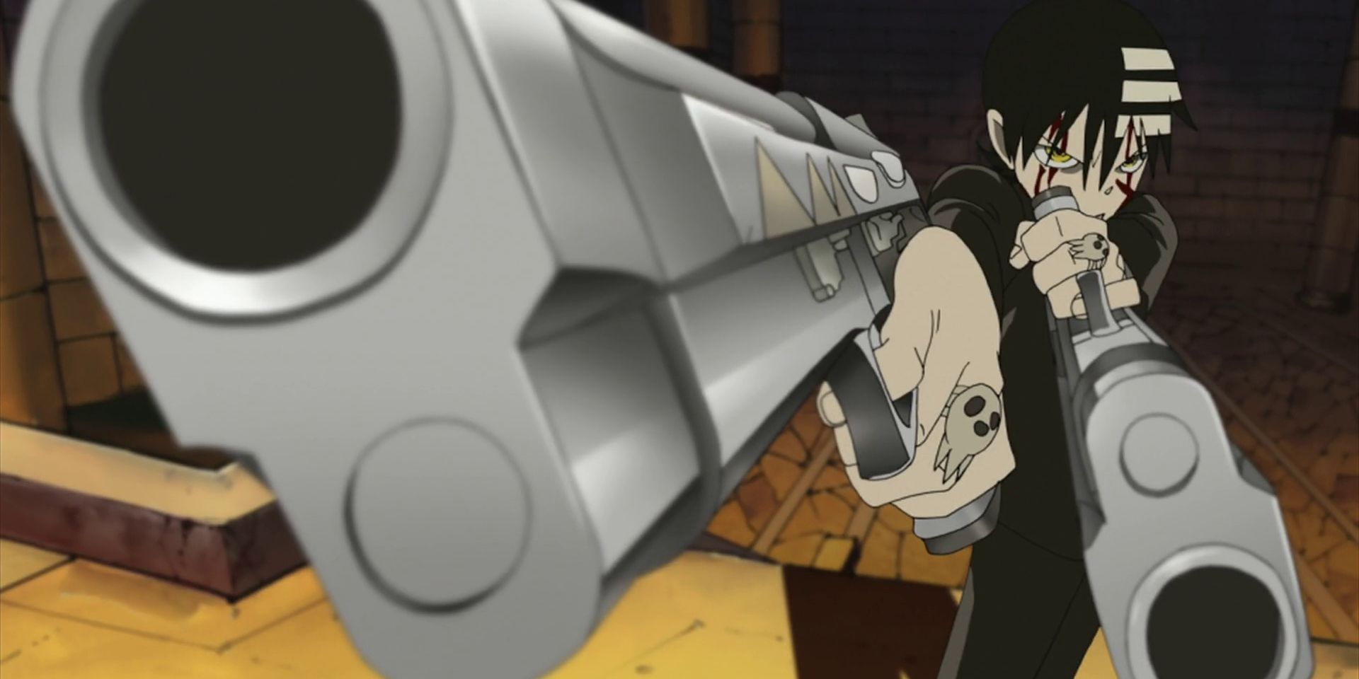 Death Wields Demon Twin Guns In Soul Eater Anime
