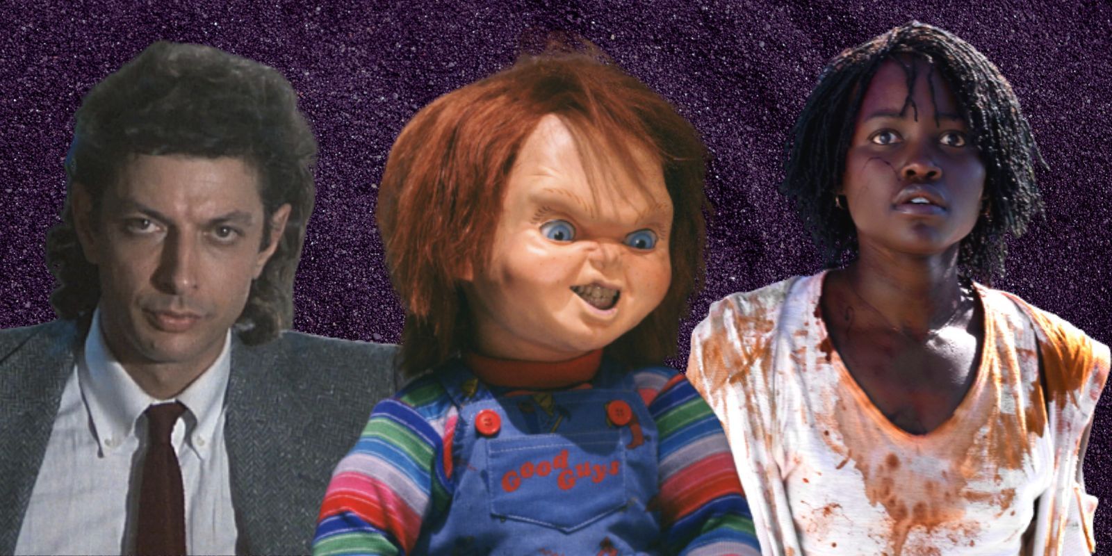 Split of Chucky, Seth Brundle, Adelaide in horror movies where the villain is the main character