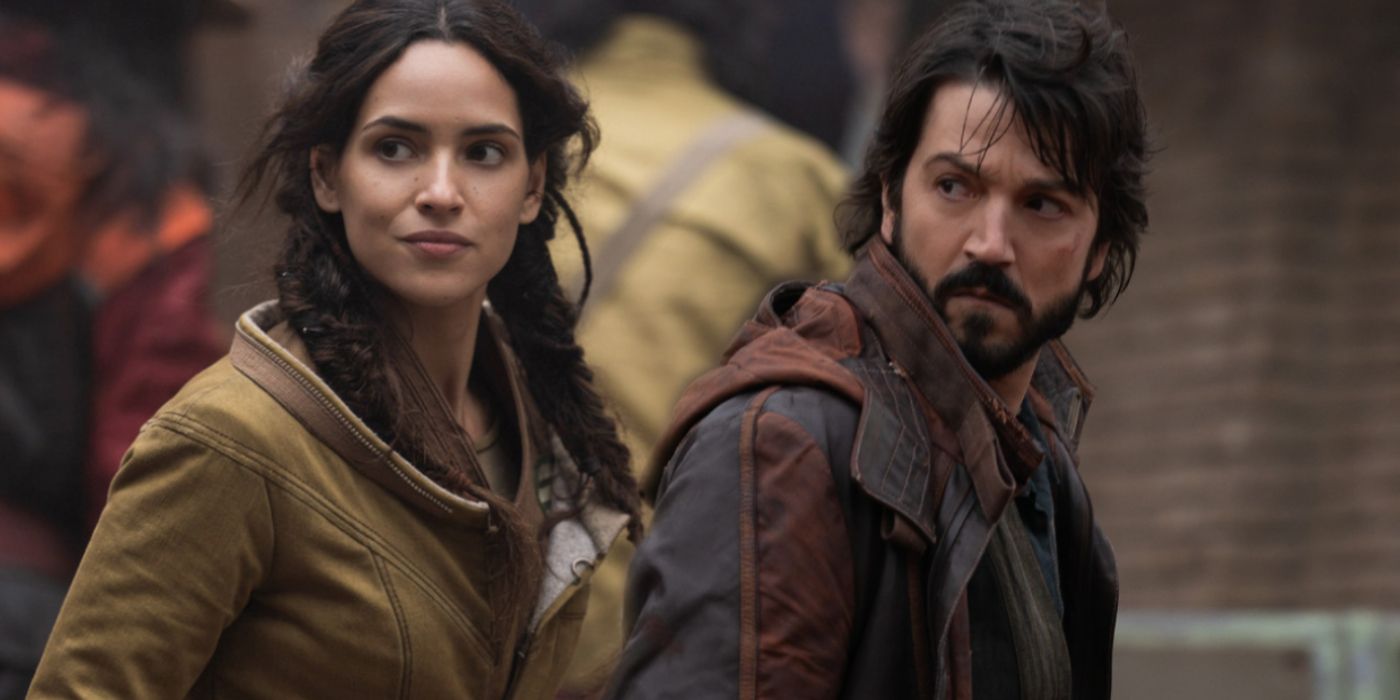 Adria Arjona and Diego Luna starring in the new Star Wars series, Andor