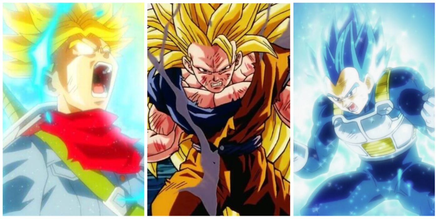 Son Goku Super Sayajin Nivel 1, 2 & 3