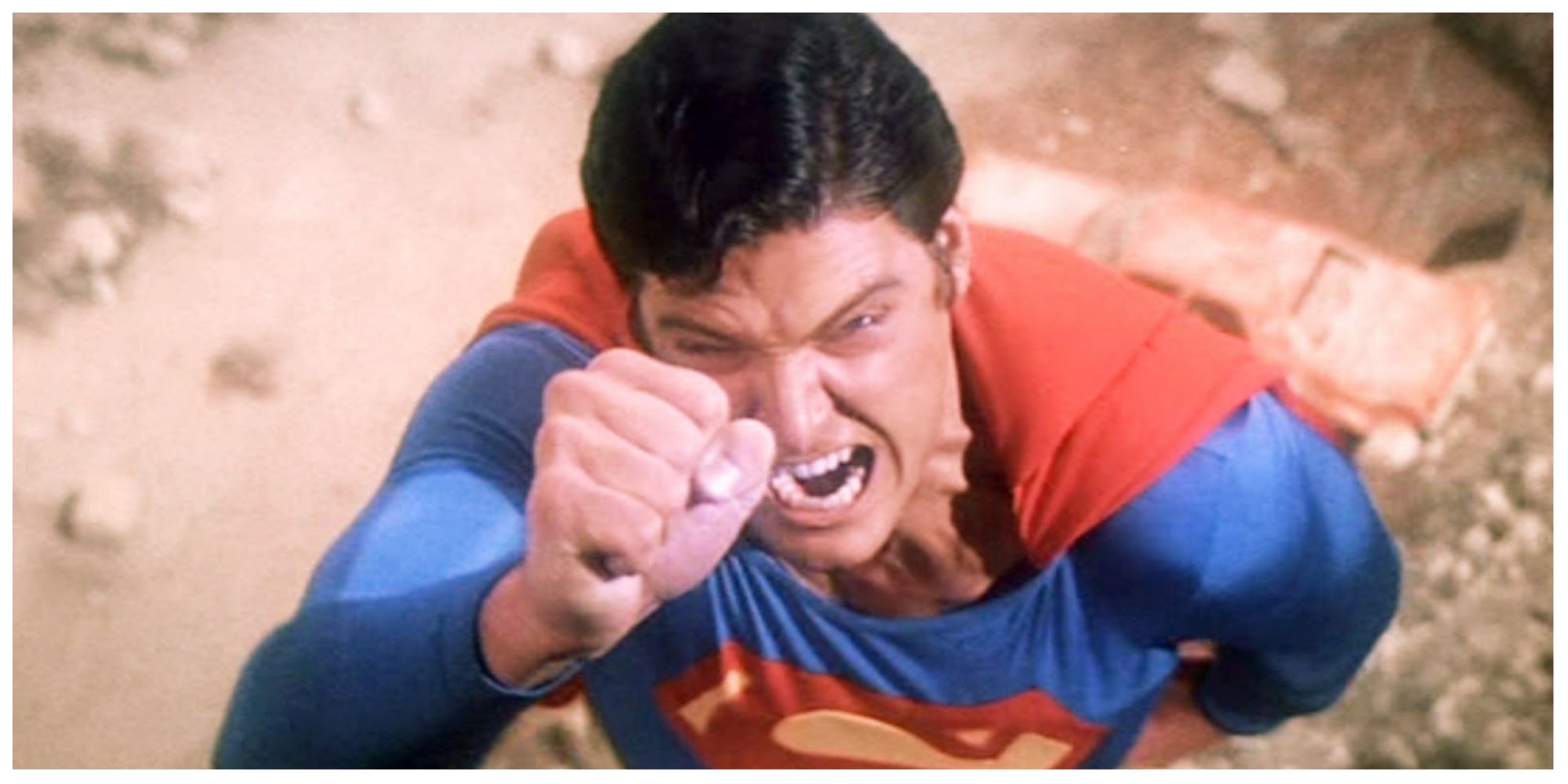 Superman Turns Back Time in the climax of Superman (1978)