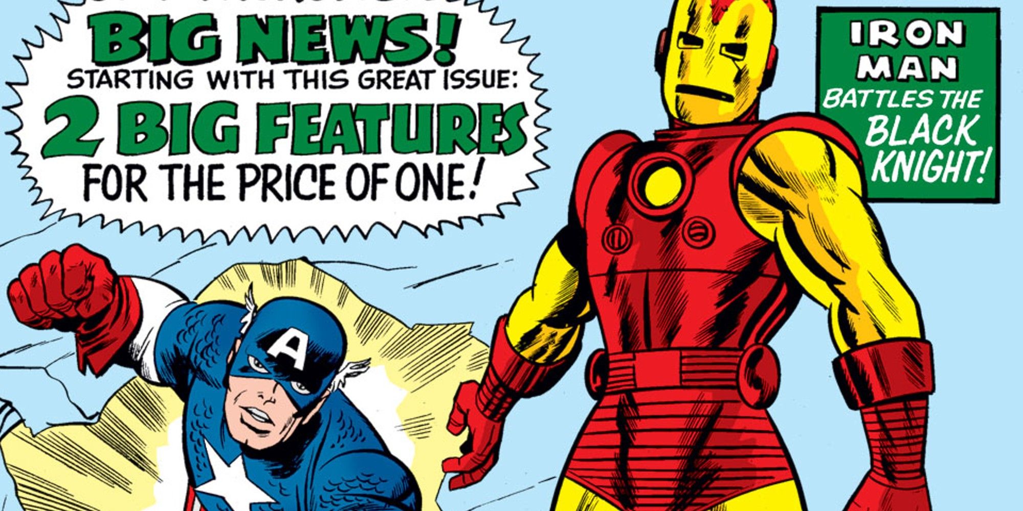 Tales of Suspense 59 - Captain America and Iron Man share the cover for the first time