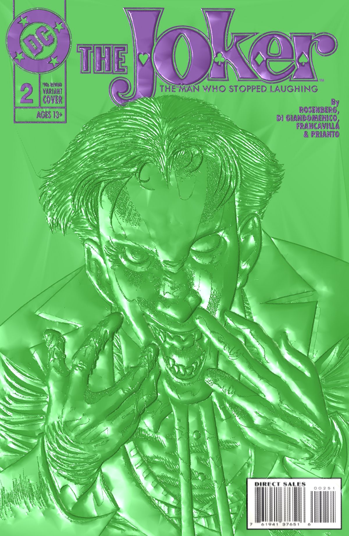The Joker 90s Embosssed Cover