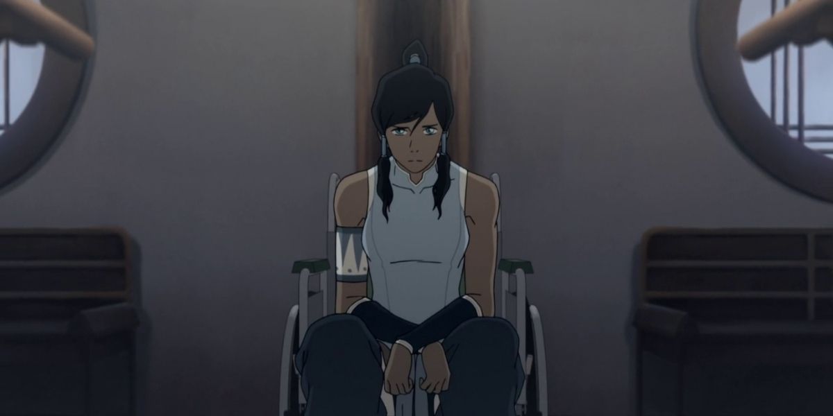 The Legend Of Korra - Korra in a wheelchair