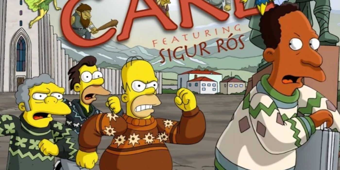 The Simpsons Lenny Carl Iceland 2