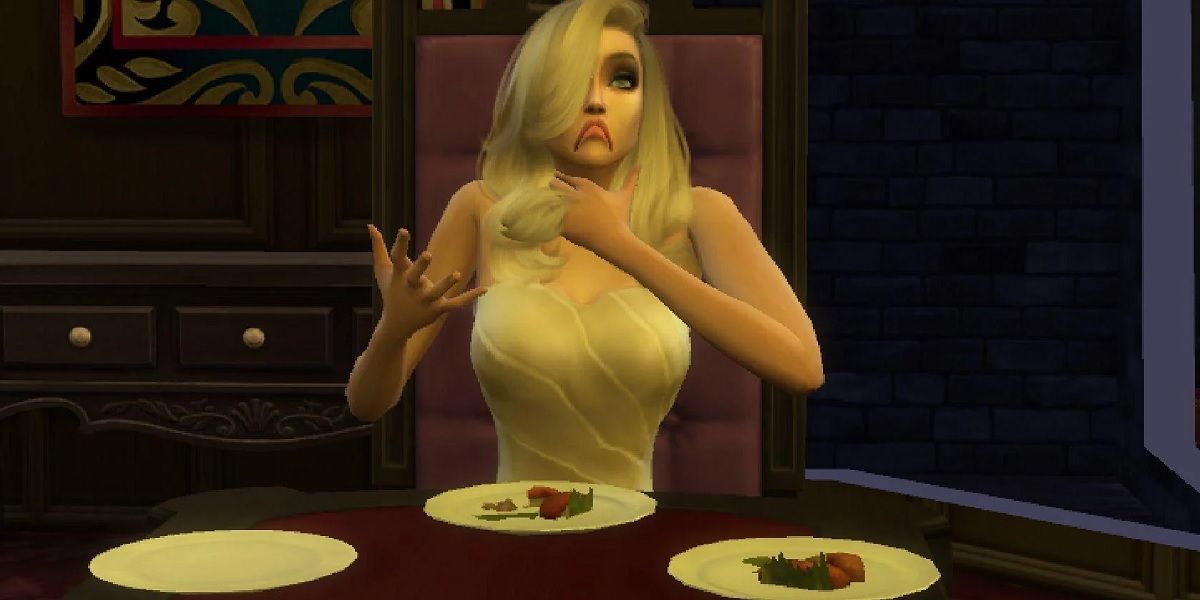 Dying from eating low-quality pufferfish, The Sims 4