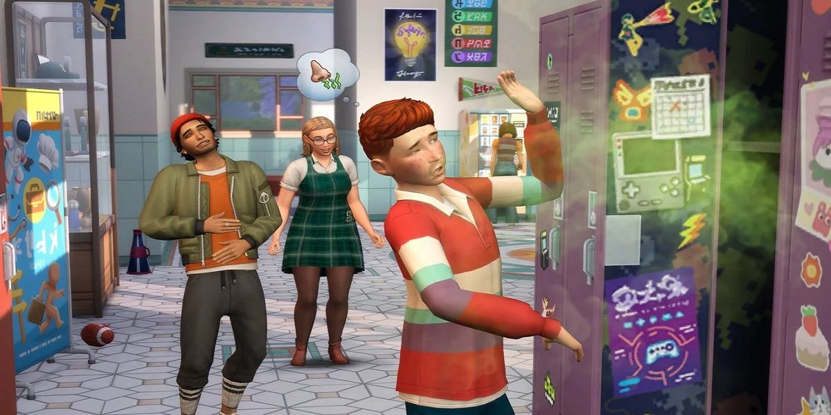 A stink bomb in The Sims 4