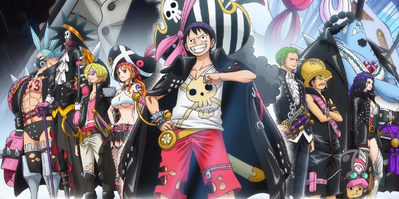 The Straw Hats as seen in One Piece Red
