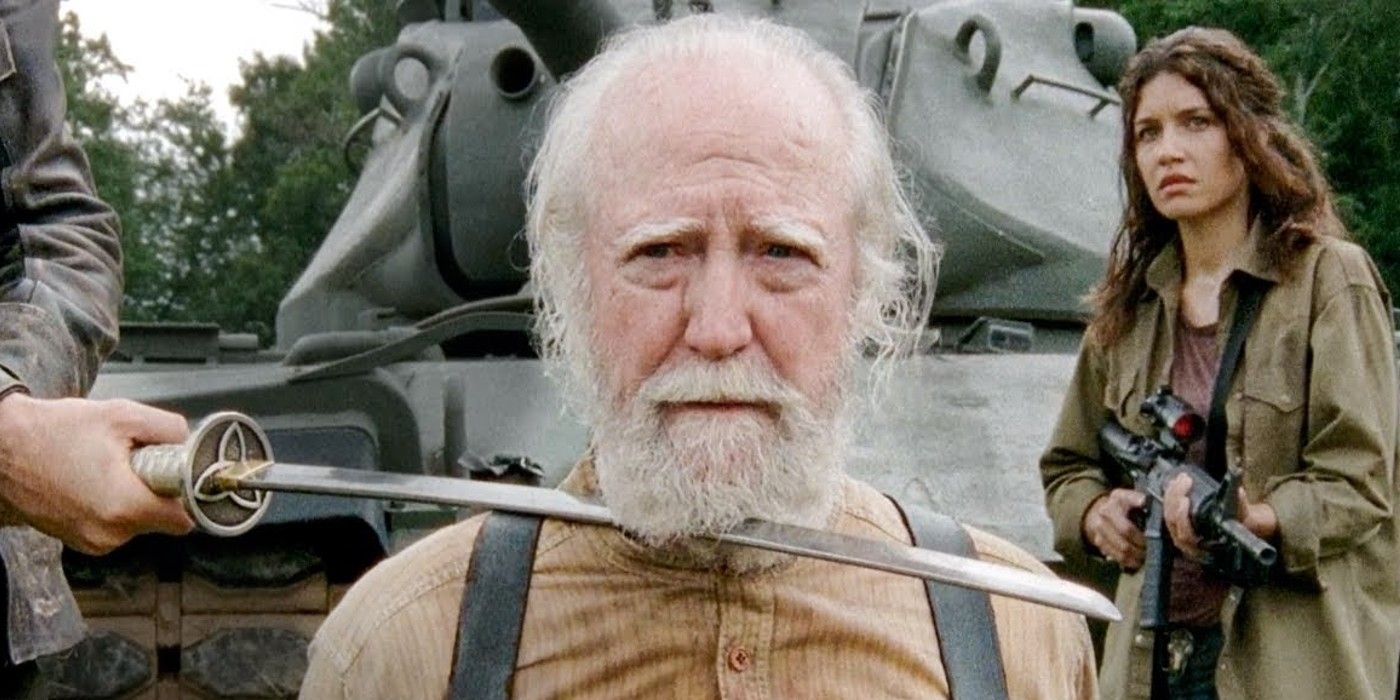 Herschel's death on The Walking Dead