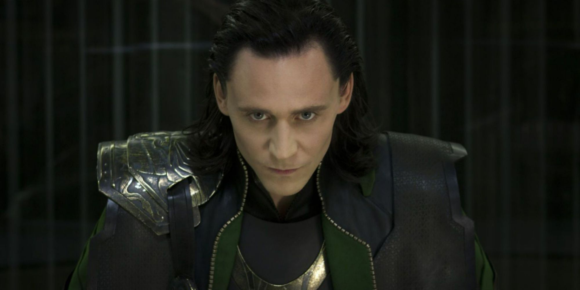 Tom Hiddleston as Loki in The Avengers in the MCU.