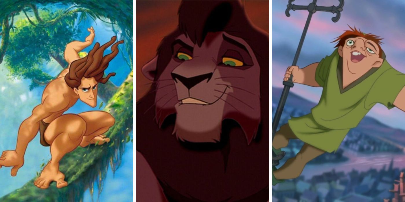 Tarzan, Kovu, and Quasimodo
