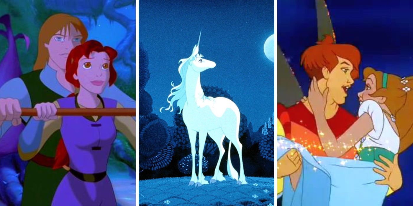 Quest for Camelot, The Last Unicorn, and Thumbelina